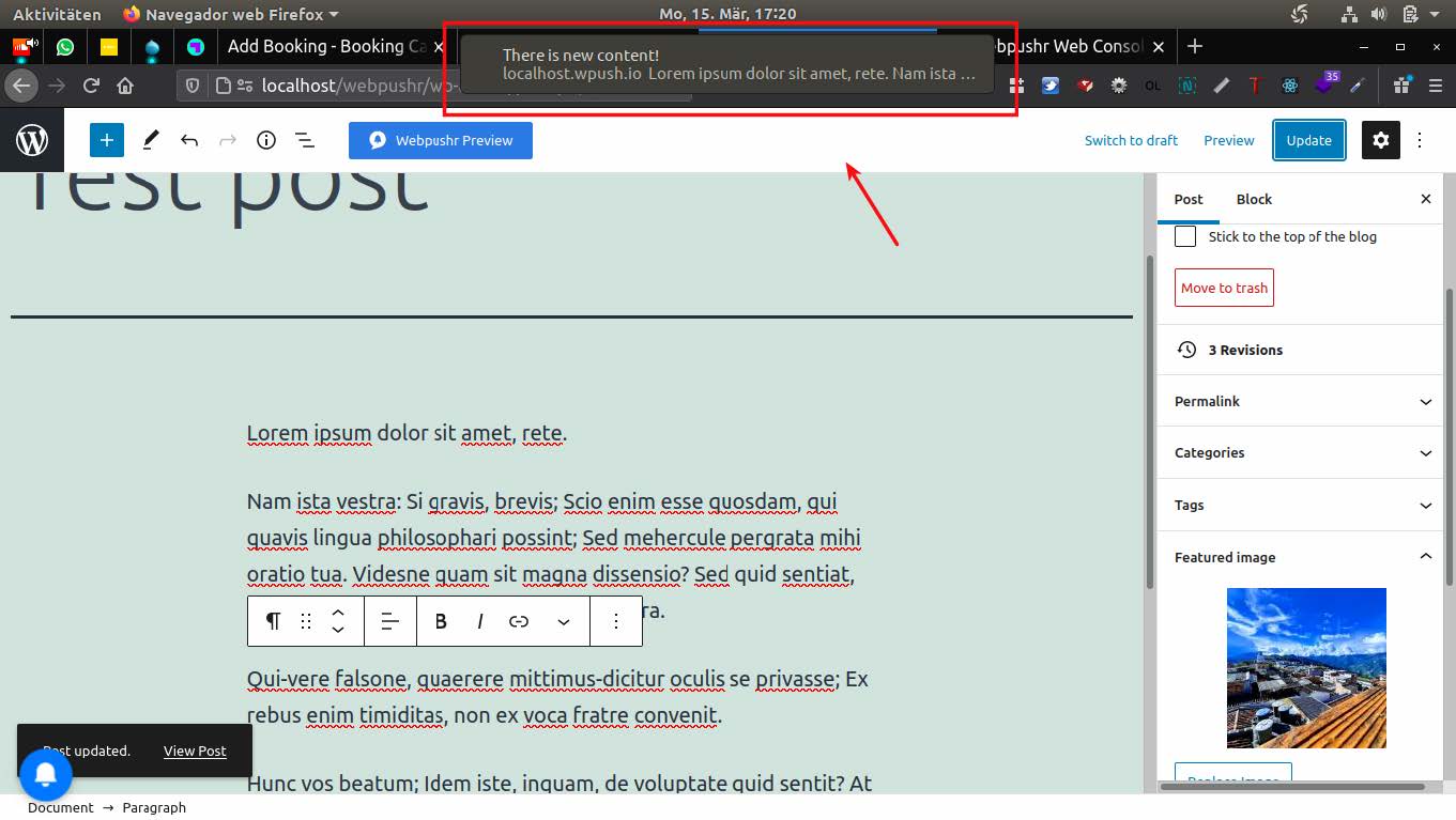 Send Web Push Notifications in WordPress - OSTraining