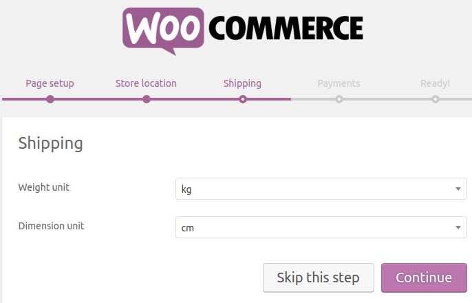 12 shipping setting page